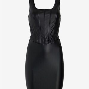 Express Black Sleeveless Dress